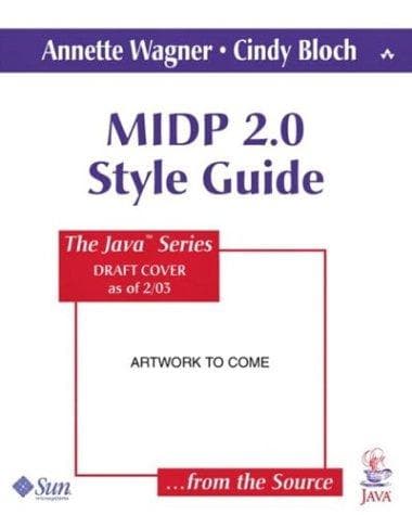 Tapa de MIDP style guide for the Java 2 platform, micro edition