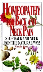 Tapa de Homeopathy for back and neck pain
