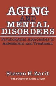 Tapa de Aging & Mental Disorders (Psychological Approaches To Assessment & Treatment)