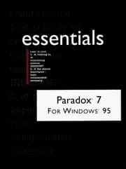 Tapa de Paradox 7 for Windows 95 and Windows NT essentials