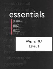 Tapa de Word 97 essentials