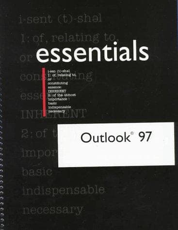Tapa de Outlook 97 Essentials (Outlook (Year) Essentials)