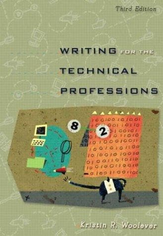Tapa de Writing for the technical professions
