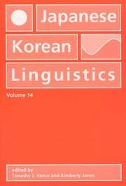 Tapa de Japanese/Korean linguistics
