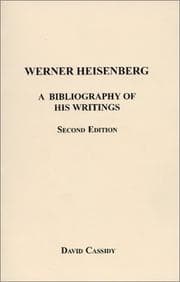 Tapa de Werner Heisenberg