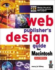 Tapa de Web publisher's design guide for Macintosh