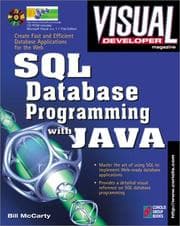 Tapa de SQL database programming with Java