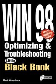 Tapa de Windows 98 Optimizing and Troubleshooting Little Black Book