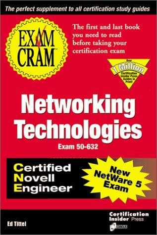 Tapa de Exam Cram for networking technologies CNE
