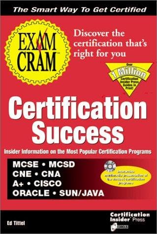 Tapa de Certification Success Exam Cram: