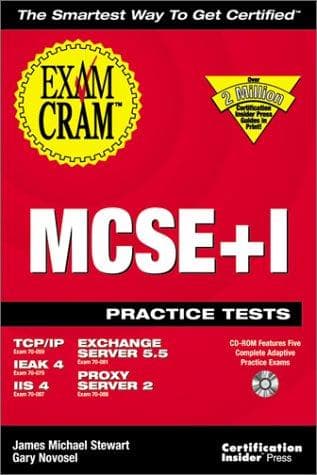Tapa de MCSE+I Practice Test Exam Cram: Exam