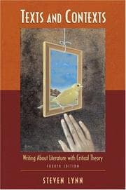 Tapa de Texts and contexts