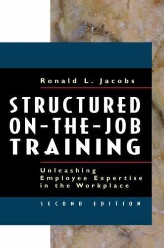 Tapa de Structured On-the-Job Training
