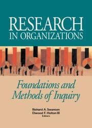 Tapa de Research in Organizations