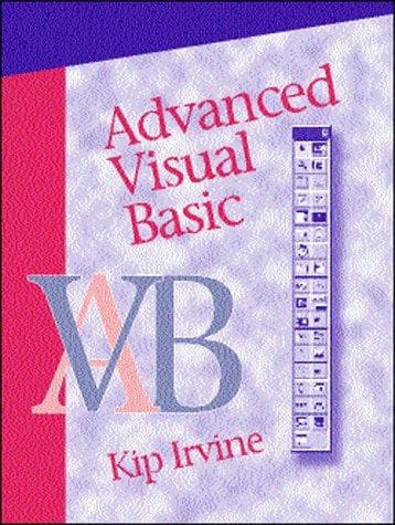 Tapa de Advanced Visual Basic