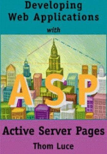 Tapa de Developing Web applications with Active Server Pages