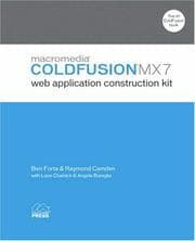 Tapa de Macromedia Coldfusion MX 7 web application construction kit