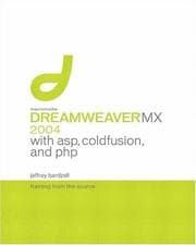 Tapa de Macromedia Dreamweaver MX 2004 with ASP, ColdFusion, and PHP