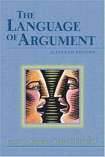 Tapa de The language of argument