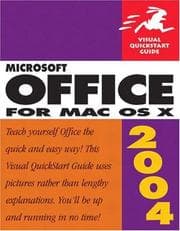 Tapa de Microsoft Office 2004 for Mac OS X