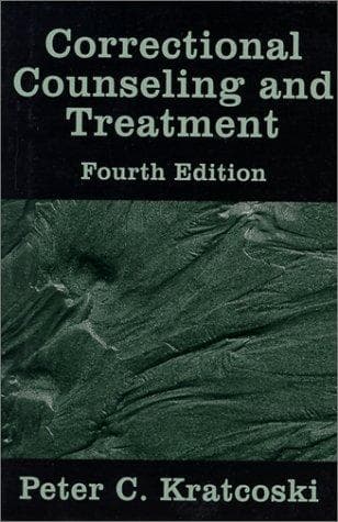 Tapa de Correctional counseling and treatment