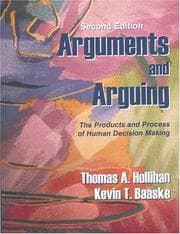Tapa de Arguments and arguing
