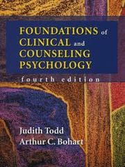 Tapa de Foundations of clinical and counseling psychology