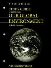 Tapa de Study Guide to Accompany Our Global Environment