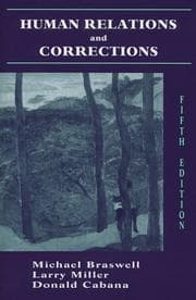 Tapa de Human relations and corrections