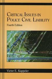 Tapa de Critical Issues in Police Civil Liability