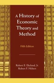 Tapa de A history of economic theory and method