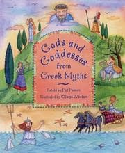 Tapa de Gods and goddesses from Greek myths