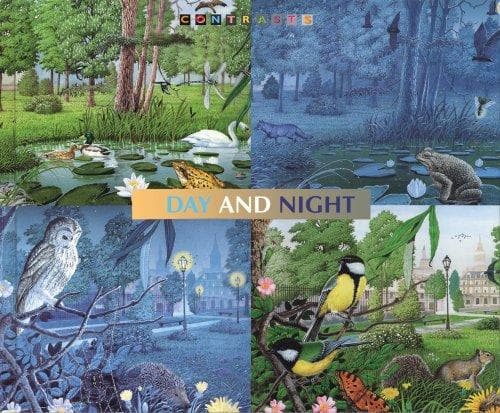 Tapa de Animals by day and night