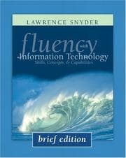 Tapa de Fluency with Information Technology