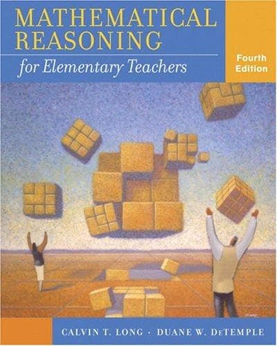 Tapa de Mathematical reasoning for elementary teachers