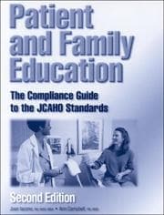 Tapa de Patient and family education