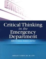 Tapa de Critical Thinking in the Emergency Department