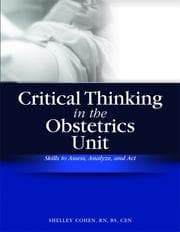 Tapa de Critical Thinking in the Obstetrics Unit