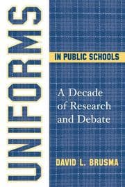 Tapa de Uniforms in public schools
