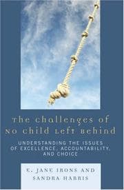 Tapa de Challenges of No Child Left Behind