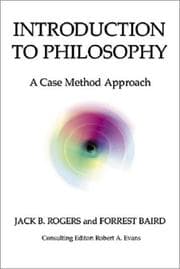 Tapa de Introduction to Philosophy