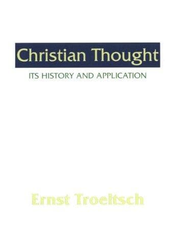 Tapa de Christian thought