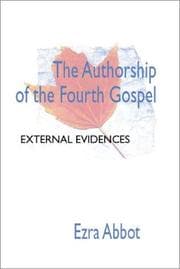 Tapa de The Authorship of the Fourth Gospel