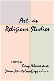 Tapa de Art As Religious Studies