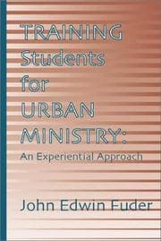 Tapa de Training Students for Urban Ministry