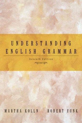 Tapa de Understanding English grammar