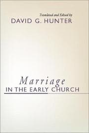 Tapa de Marriage in the Early Church