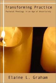 Tapa de Transforming Practice Pastoral Theology in an Age of Uncertainty