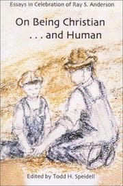 Tapa de On Being Christian and Human