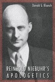 Tapa de Reinhold Niebuhr's Apologetics